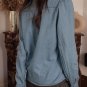 Dusk Blue Turn-down Collar Chambray Shirt