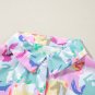 White Colorful Horse Printed Long Sleeve Button Up Casual Shirt