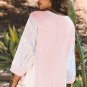 Delicacy Floral Lace Crochet Patchwork Batwing Sleeve Blouse