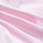 Pink Stripe Bowknot Front Crew Neck Puff Sleeve Blouse