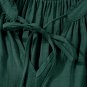 Green Bay Eyelet Embroidered Sleeve Tie V Neck Blouse