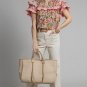 Multicolour Floral Tiered Ruffled Short Sleeve Blouse
