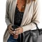 Khaki Super Soft Long Sleeve Open Cardigan