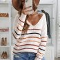 Multicolor Striped Knit Sweater