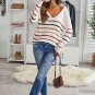 Multicolor Striped Knit Sweater