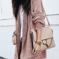 Pink Plaid Knitted Long Open Front Cardigan