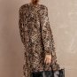 Snake Print Long Cardigan