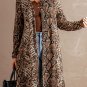 Snake Print Long Cardigan