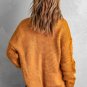 Khaki Chunky Wide Long Sleeve Knit Cardigan