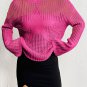 Rose Seeing Stars Oversized Sweater