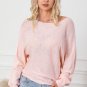 Pink Ribbon Bow Knot Dolman Sleeve Sweater