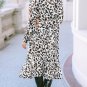 Leopard Pocketed Open Front Duster Cardigan