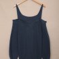 Dark Blue Dew Shoulder Juliette Knitted Sweater