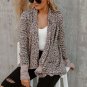 Leopard Open Front Cardigan