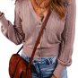 V Neck Buttoned Textured Sweater Cardigan