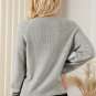 Hollow Out Buttoned Knit Cardigan