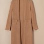 Chestnut Long Waffle Knit Cardigan with Pockets
