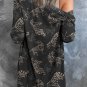 Black Wild Tiger Print Button Front Cardigan