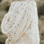 Beige Colorful Dots Cable Knit Crew Neck Sweater