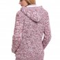 Red Long Sleeve Button-up Hooded Cardigans