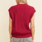 Racing Red Game Day Rugby Football Season Sweater Vest