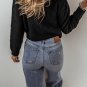 Black Shimmer Flap Pocket Button up Cardigan