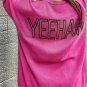 Rose Red YEEHAW Cowboy Hat Drop Shoulder Oversized Sweater