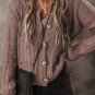 Goat Cut Out Textured Knit Buttoned Cardigan