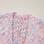 Pink Multicolor Confetti Open Front Knit Cardigan