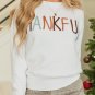 White Thankful Ivory Embroidered Sweater