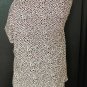 Khaki Plus Size Leopard Print Half Sleeve Open Front Cardigan