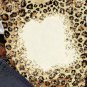 Leopard Bleached O-neck Short Sleeve T Shirt