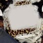 Bleached Leopard Short Sleeve Top
