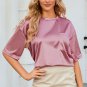 Pink Chest Pocket Loose Fit T Shirt