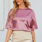Pink Chest Pocket Loose Fit T Shirt