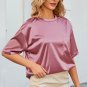 Pink Chest Pocket Loose Fit T Shirt