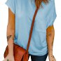 Knit Pocketed Tee with Side Slits
