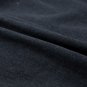 Black Button Front Ruffled Flutter Frayed Denim Top