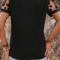 Black Flora Lace Patchwork Crew Neck T Shirt