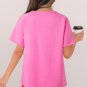 Bonbon Striped Patch Front Casual Tee