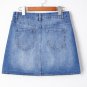 Ashleigh Blue Wrapped Crossed Waist Denim Mini Skirt