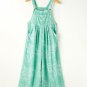 Moonlight Jade Printed Bib Wide Leg Overalls