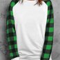 Green Buffalo Plaid Long Sleeve Sweatshirt