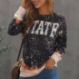 Black Bleached Sweatshirt