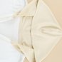 Khaki Colorblock V Neck Long Sleeve Hoodie