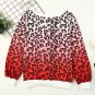 Leopard Gradient Long Sleeve Sweatshirt