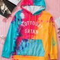 Not Today Satan Tie Dye Hoodie