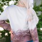 Tie Dye Gradient Pullover Sweatshirt