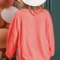 Contrast Patchwork Kangaroo Pocket Sweatshirt