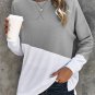 Patchwork Dropped Shoulder Sweatshirt